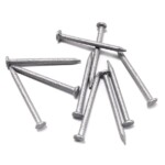 Mechanical galvanized round head smooth handle common iron nail BWG15X1” 1.8X25.4MM