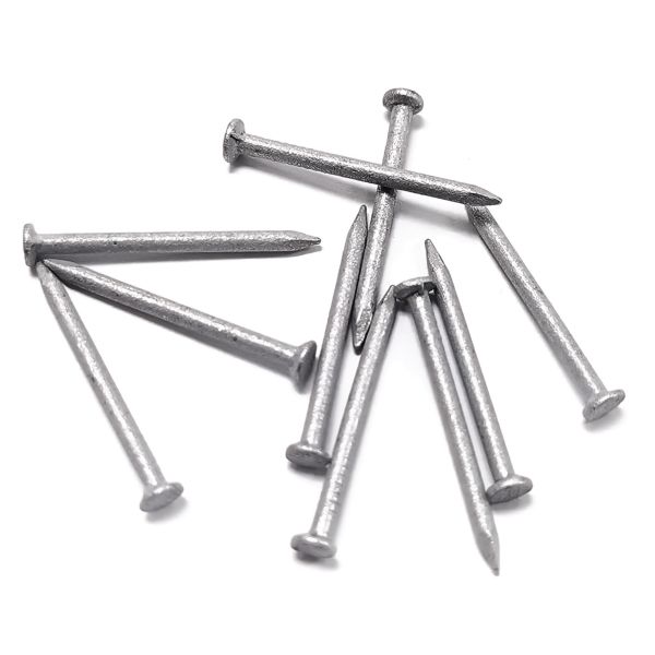 Mechanical galvanized round head smooth handle common iron nail BWG15X1” 1.8X25.4MM