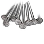 Polished round head smooth handle common iron nail BWG13X1-1/2” 2.4X38.1MM