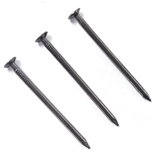 Polished round head smooth handle common iron nail BWG12X2” 2.8×50.8MM