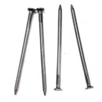 Polished round head smooth handle common iron nail BWG9X3” 3.76×76.2MM