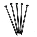 Polished round head smooth handle common iron nail BWG8X3” 4.2×101.6MM