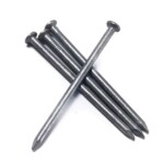 Mechanical galvanized round head smooth handle common iron nail BWG9X3” 3.76X76.2MM