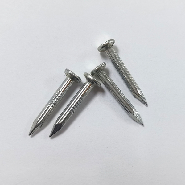 Galvanized round head fluted shank concrete nail  3.5×25.4MM