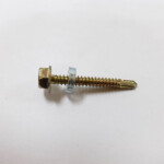 Galvanized Hexagonal self-drilling screws with washer 4.8x40MM  #10