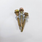 Galvanized Hexagonal self-drilling screws with washer 4.8x40MM  #10