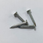 Galvanized round head fluted shank concrete nail  3.5×25.4MM