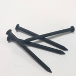 Black phosphide round head fluted shank concrete nail  4.5X76.2MM