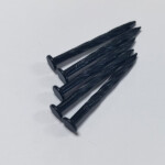 Phosphating black round head twisted shank concrete nail  3.4X40MM