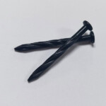 Phosphating black round head twisted shank concrete nail  3.4X40MM