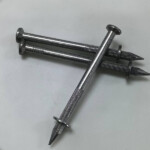 Mechanical galvanized steel shooting nails（5.0X80MM）