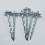 Galvanized twisted shank umbrella head roofing nails BWG9x2-1/2” 3.76X63MM