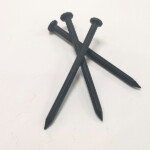 Black phosphide round head fluted shank concrete nail  4.5X76.2MM
