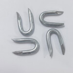 Hot-dip galvanized wire U nails(BWG9x1”  3.76x25MM)