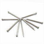 Electroplated nickel Brad head smooth shank headless iron nail furniture nails BWG11X1-3/4” 3.05x45MM