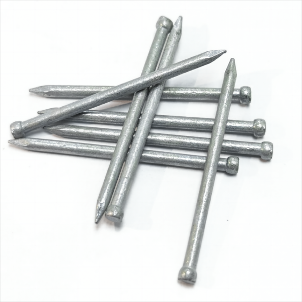 Mechanical galvanized smooth shank headless iron nails furniture nails BWG14X1-1/2” 2.1X38MM