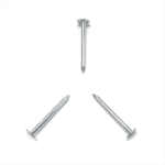Galvanized large flat head, smooth shank, diamond point iron clout nails BWG11X1-1/2” 3.0X38MM