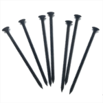 Philips head (PH2)Black phosphating fine teeth Drywall screw #6×3″  3.5x75MM