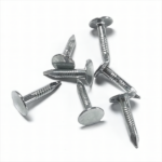 Galvanized large flat head, smooth shank, diamond point iron clout nails BWG11X3/4” 3.0X19MM
