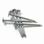 Galvanized large flat head, smooth shank, diamond point iron clout nails BWG12X2” 2.8X50.8MM