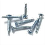 Philips head (PH2)Galvanized White zinc plating fine teeth self drilling Drywall screw #7×1″  3.9x25MM