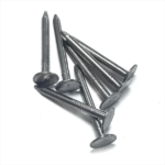 Polished large flat head, smooth shank, diamond point iron clout nails BWG11X1-1/4” 3.0X32MM