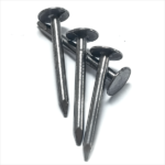 Polished large flat head, smooth shank, diamond point iron clout nails BWG11X1-1/4” 3.0X32MM