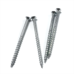 Philips head (PH2) Galvanized White zinc plating Coarse teeth Drywall screw #8×3″  4.2x75MM