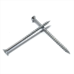 Philips head (PH2) Galvanized White zinc plating Coarse teeth Drywall screw #8×3″  4.2x75MM