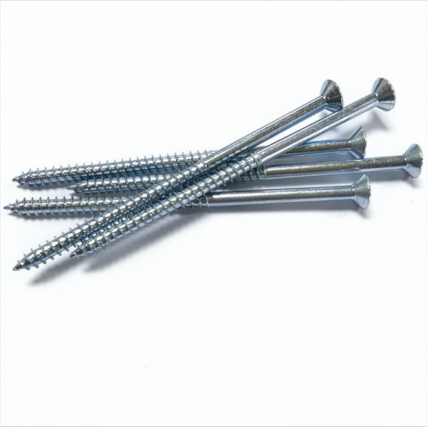 Galvanized White zinc plating Countersunk head Wood screw Chipboard screw  Fiberboard screw M5X100MM
