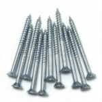 Galvanized White zinc plating Countersunk head Wood screw Chipboard screw  Fiberboard screw M5X60MM