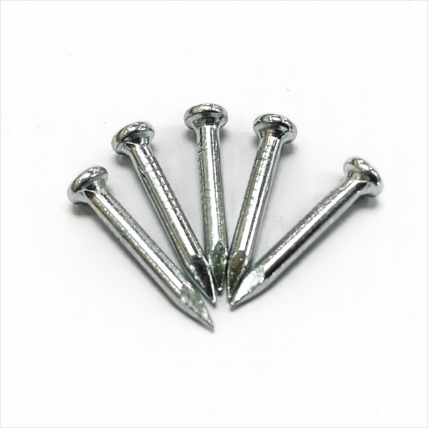 Galvanized round head smooth shank concrete nails  cement nails steel nails Wire clip nails 2.5x20MM