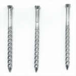 Galvanized ,panhead，spiraling screw shank, diamond point iron nails  screw nails   3.5X76.2MM