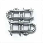 Galvanized barbed U Type nails  Fence staples(BWG9 x2”  3.76X50MM)