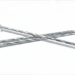 Galvanized  twisted shank, flat head, iron nails common nails screw nails 7.6x254MM BWG1X10″