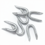 Hot-dip galvanized wire  U Type nails  Fence staples(BWG9”X 1″    3.76X25MM)