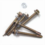 Galvanized Hexagonal self-drilling screws with washer 5.5x50MM  #12X2″