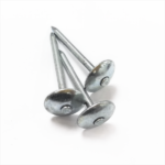 Galvanized smooth shank umbrella roofing nails 3.76x50mm  BWG9X2″
