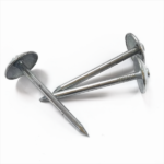 Galvanized smooth shank umbrella roofing nails 3.76x50mm  BWG9X2″