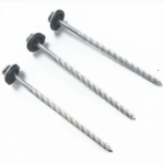 Galvanized screw roofing nails with umbrella washer 4x115mm